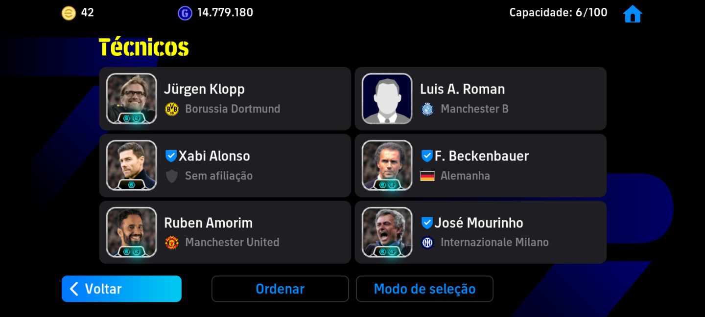 Conta de efootball