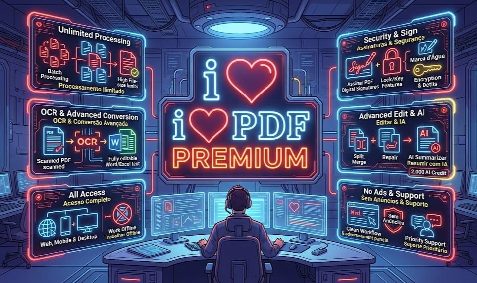 I Love PDF Premium 30 dias + Brinde