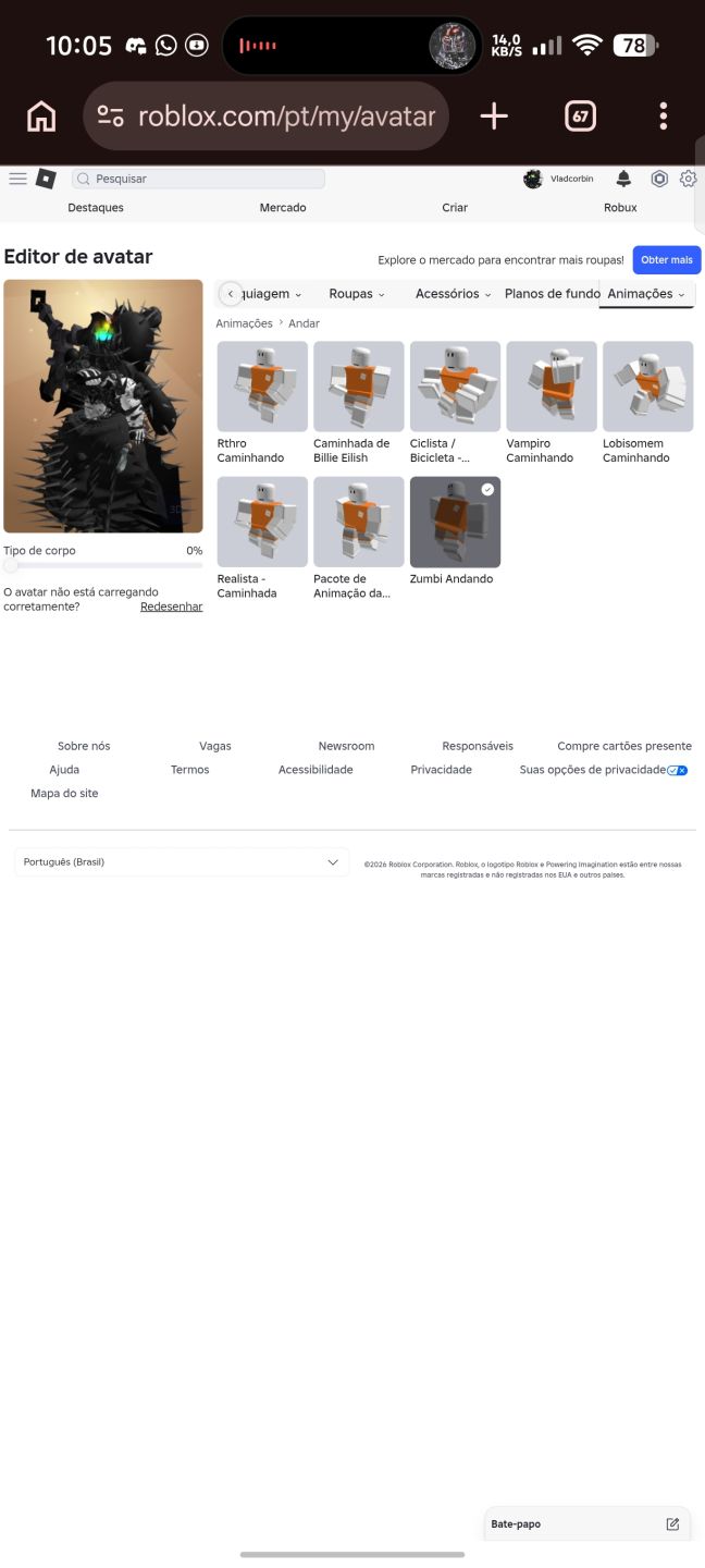 Conta de roblox com mais de 80k de robux gasto com coroa 8 bits e korblox