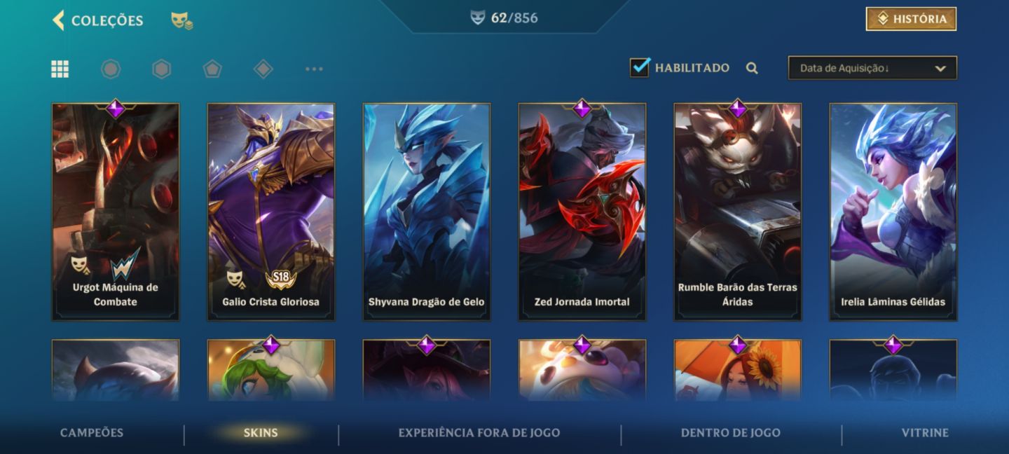 Conta WIld Rift League Of Legends 62 Skins De Eventos E Coleção Leona Completa