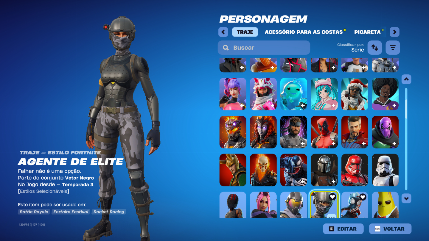 CONTA RARA OG FORTNITE | SEASON 2 FULL CAVALEIRO NEGRO | 171 SKINS | FULL ACESSO