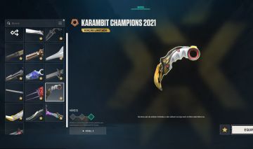 Conta de Valorant com Champions 2021 e 15 Facas