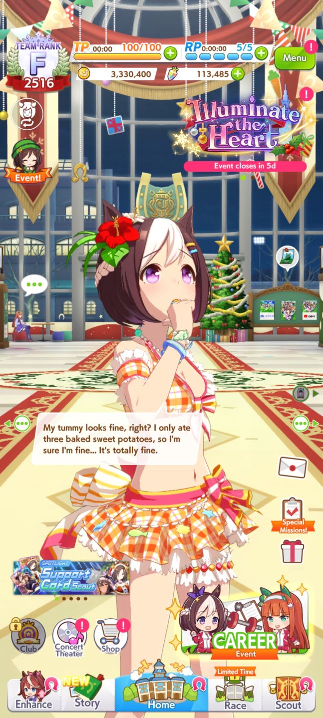 UMUSUME PRETTY DERBY / UMAMUSUME / SPE CHAN / TOKAI TEIO / SATONO / 113K CARATS