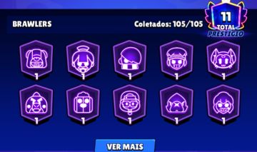 CONTA END-GAME 41K | 105/105 BRAWLERS (NORI LIBERADO!) | EMAIL EXCLUSIVO