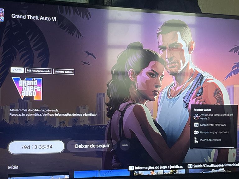 PS4/5 Level 120, 200m,Unloack all, 10 trajes mod, 160 veículos mod,GTA 6 incluso
