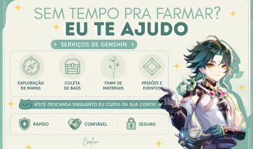 SERVIÇOS DE GENSHIN - EXPLORAÇÃO - MISSÕES - FARM - EVENTOS