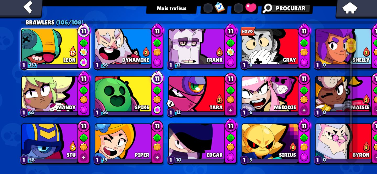 [CRIADOR DA CONTA] Conta brawl stars 54k trofeus antiga 2019