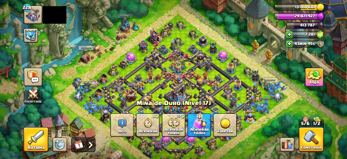 Conta Cv18 Full com 7300 gemas