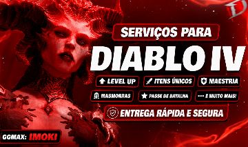 Serviços Diablo IV - Power Leveling, Farm, Boost e MUITO MAIS!