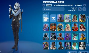 CONTA FORTNITE STACKADA |Jujutsu Kaisen, Hatsune Miku, Kaiju N 8 e mais