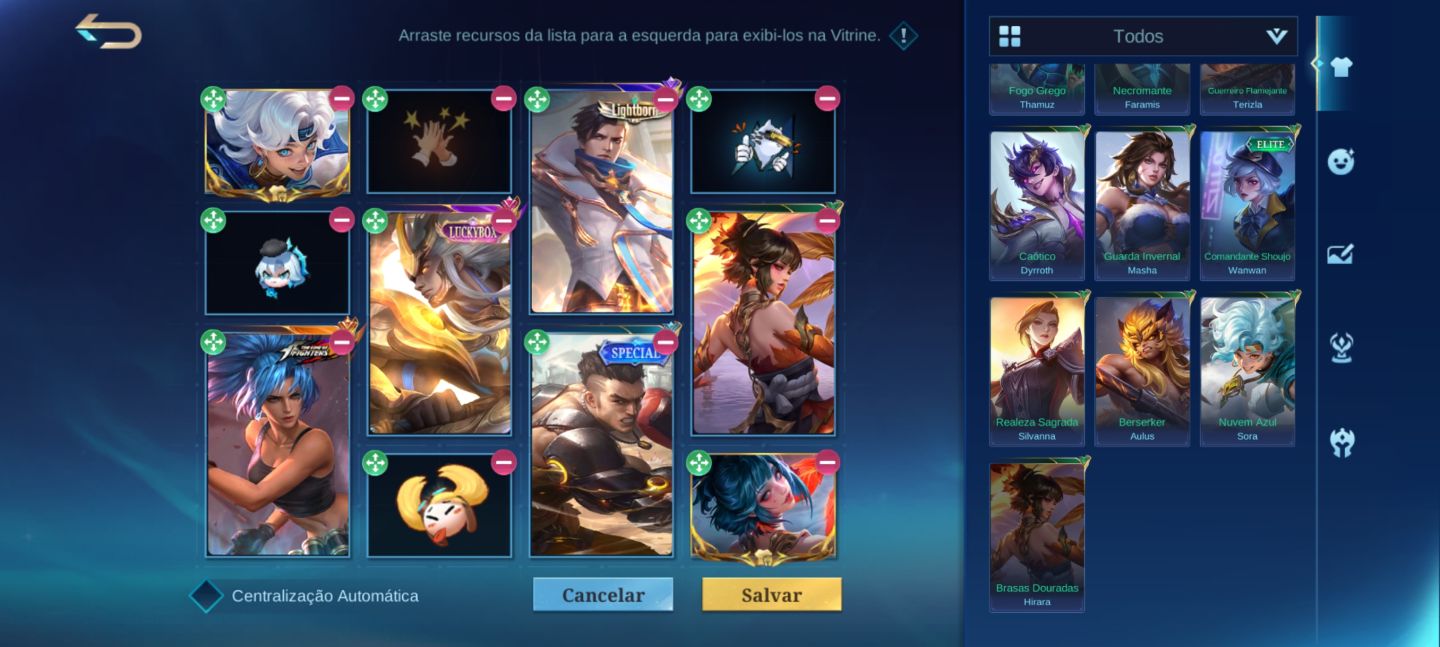 CONTA MLBB COM KOF KARINA E LUCKYBOX MARTIS | ACABOU DE CHEGAR AO ÉPICO
