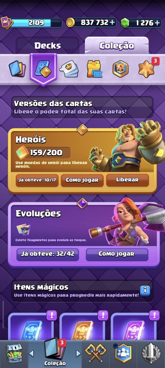 Conta de Clash Royale Exclusiva