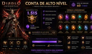 CONTA DIABLO IMMORTAL | 1.5K RESSONÂNCIA | GEMAS META | CONTA BEM DESENVOLVIDA