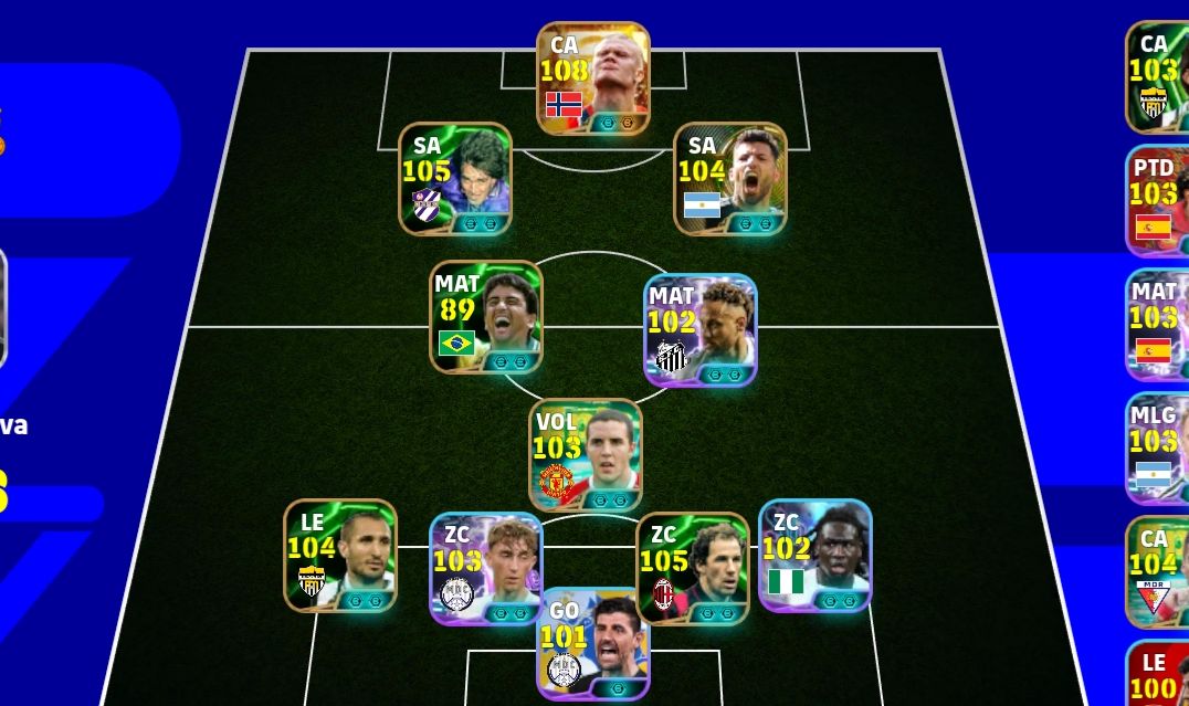 Conta eFootball 3200+ FULL HALLAND DA COPA+Companhia