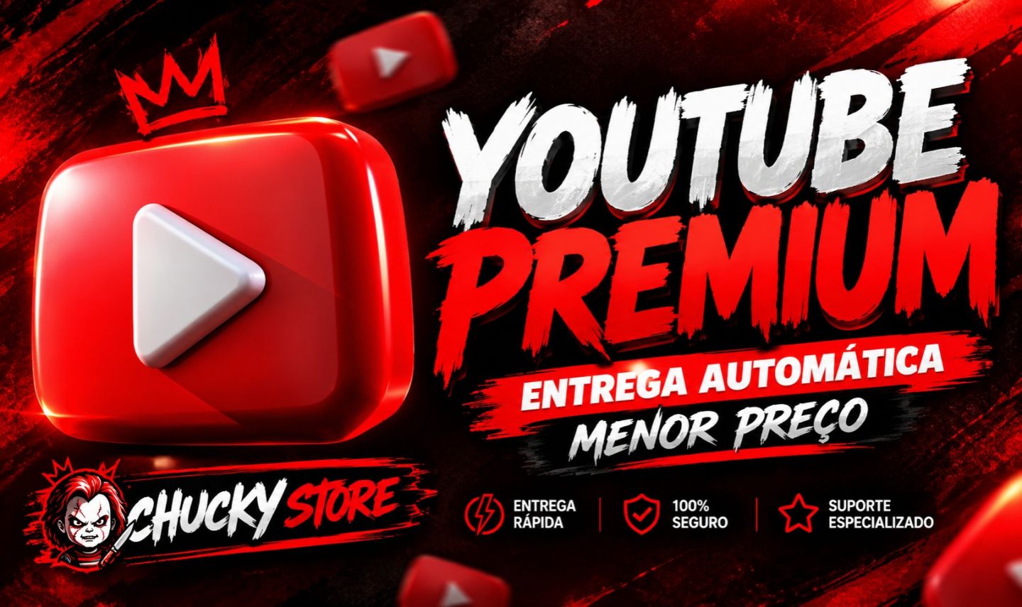 Youtube premium + Music - Entrega Automática!