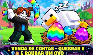 Quebrar e Roubar um ovo // 1 x CONTA COM 1.7T/s + 2T+ SPEED + picareta 250B dmg