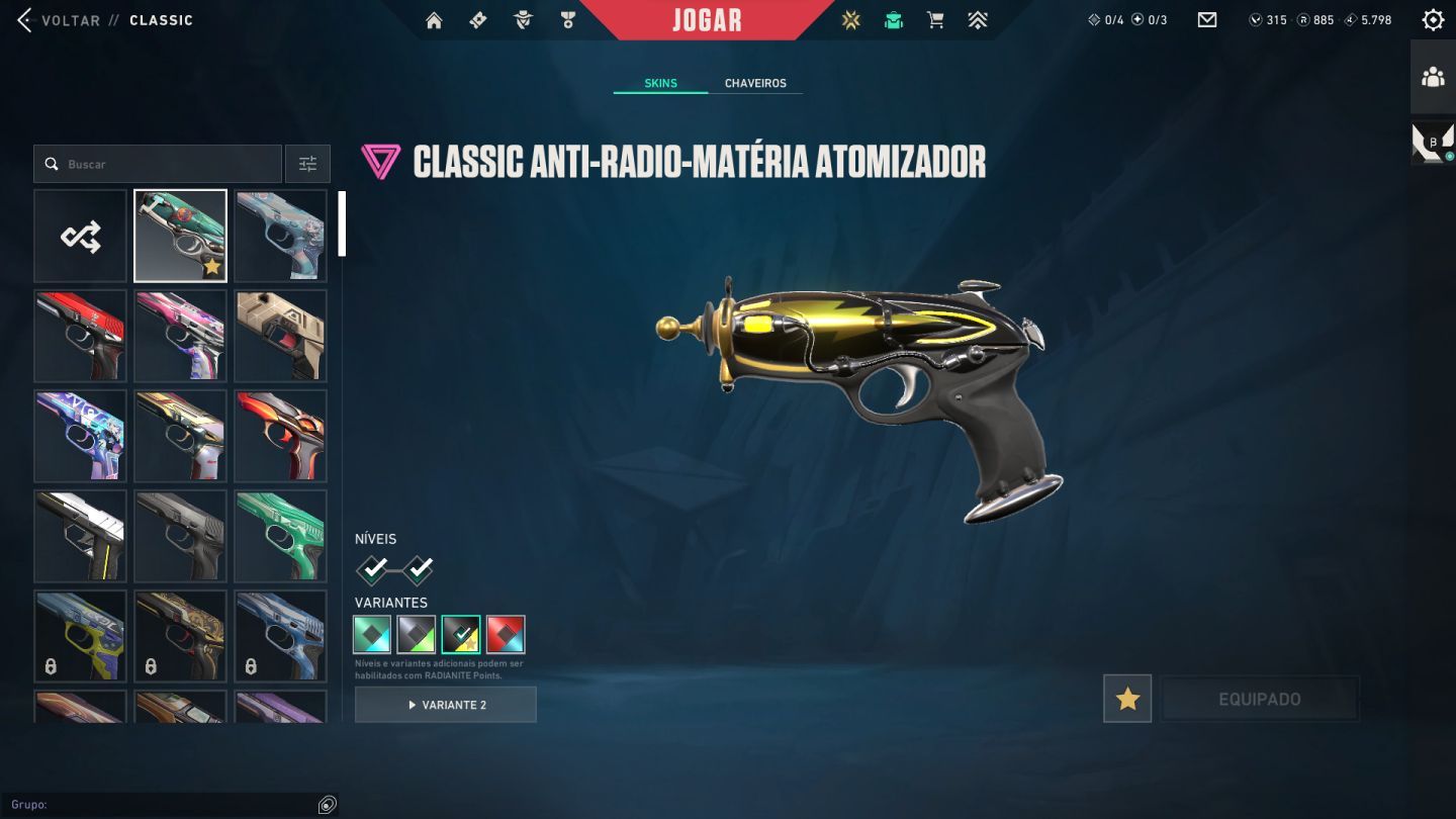 CONTA EX RADIANTE COM MUITAS SKINS E CARD DO BETA