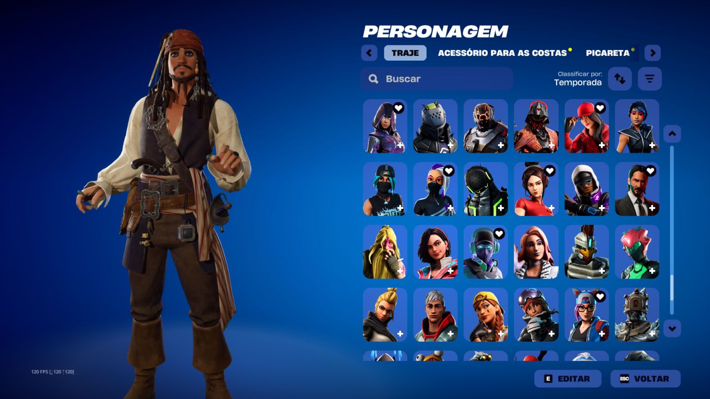 CONTA FORTNITE OG / STACKED 264 SKINS + STW FOUNDER