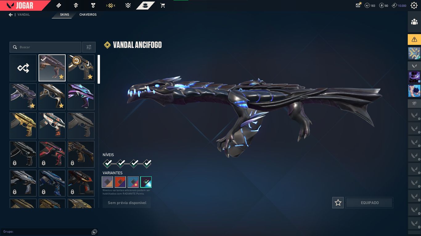 CONTA VALORANT FULL ACESSO PLATINA COM EMAIL ALTERAVEL CHEIA DE SKIN