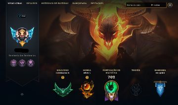 Conta LOL Ouro II | Level 264 | 199 Skins | Todos os Campeões | Full Acesso
