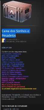 Caixa dos Sonhos e Pesadelos - Counter Strike 2 - Skins - GGMAX