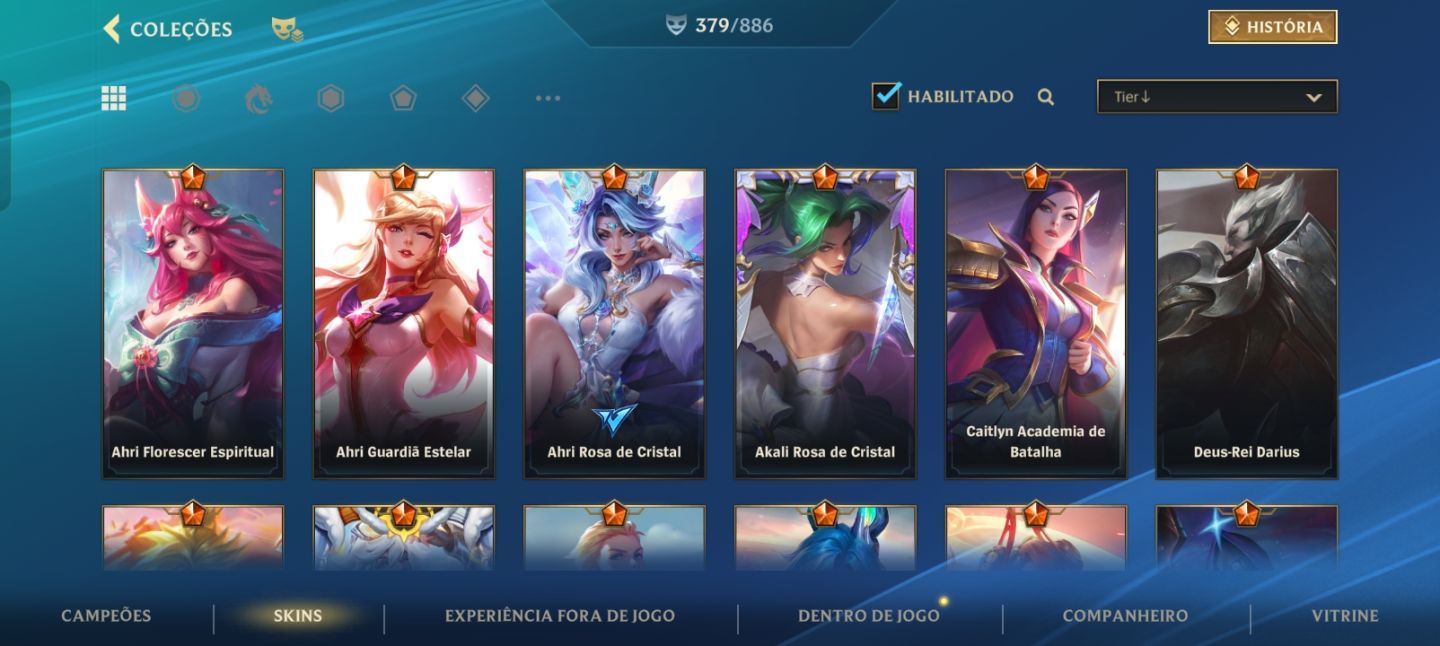 Conta muito rara Wr, 340+ skins 70K Coleção