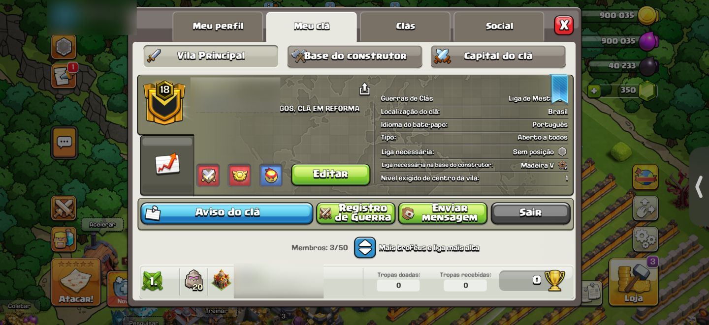 CV18 QUASE FULL - CLASH OF CLANS