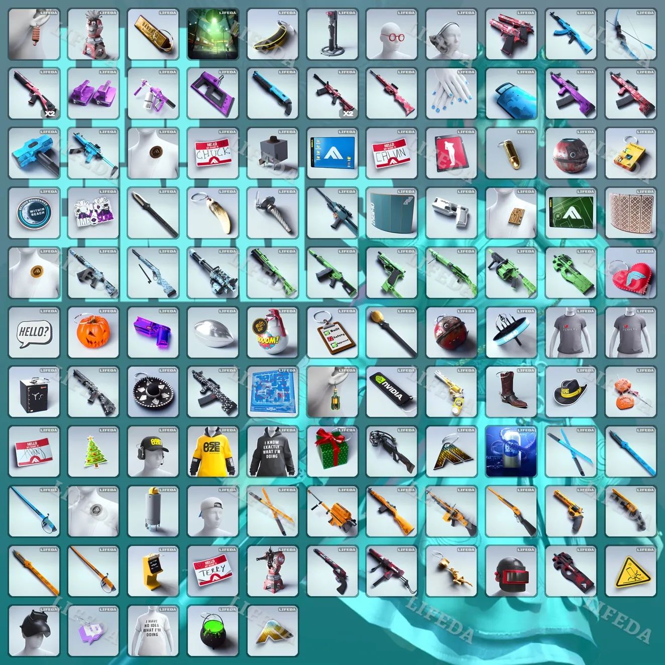 TWITCH DROPS - THE FINALS - 117+ ITENS/SKINS