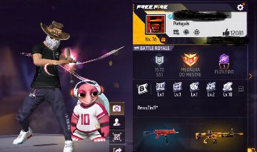 Conta antiga e rara free fire