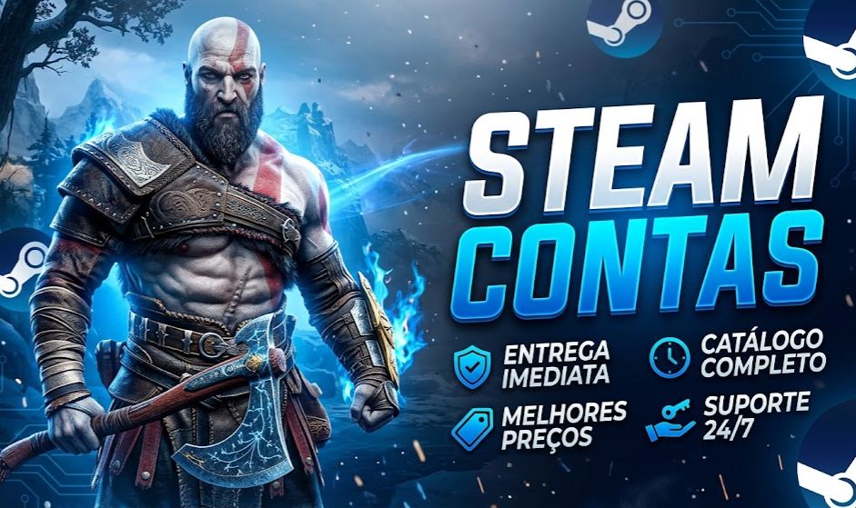 QUEIMA DE ESTOQUE / CONTAS STEAM COM JOGOS / ENTREGA AUTOMATICA
