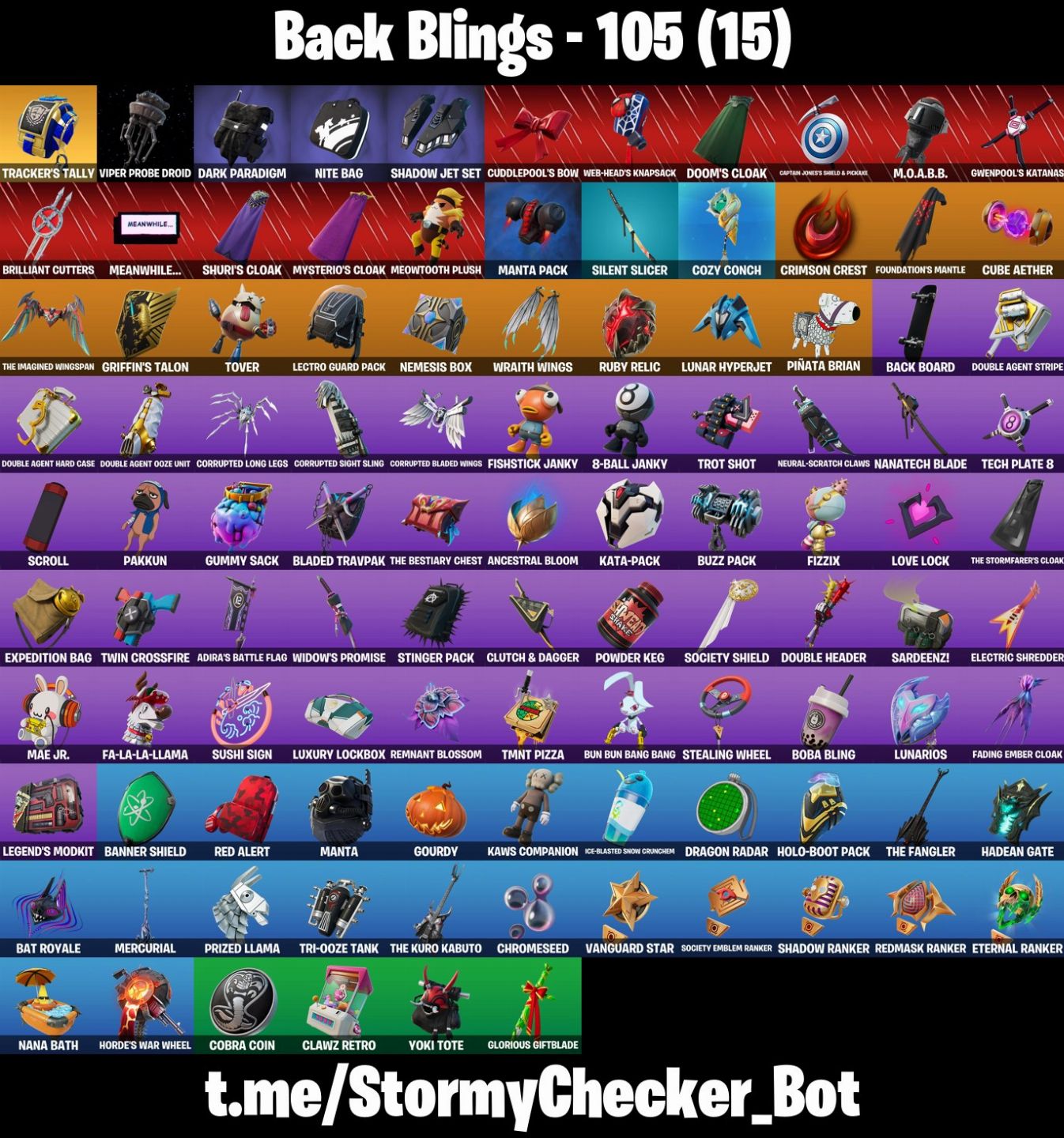 80 SKINS - SPIDER MAN - NARUTO SKINS - DOUBLE AGENT - ICON EMOTES
