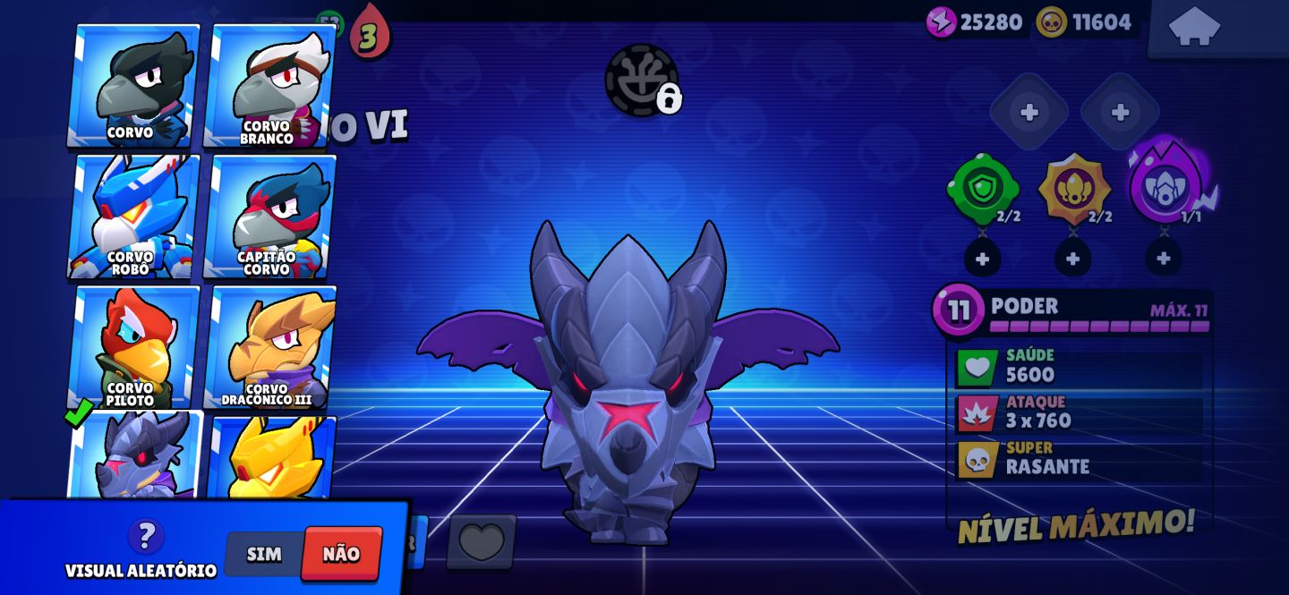 Conta Brawl Stars 65k+ | conta: 2021 | prestígio: 44 | skin: 434 | Hipercarga:85