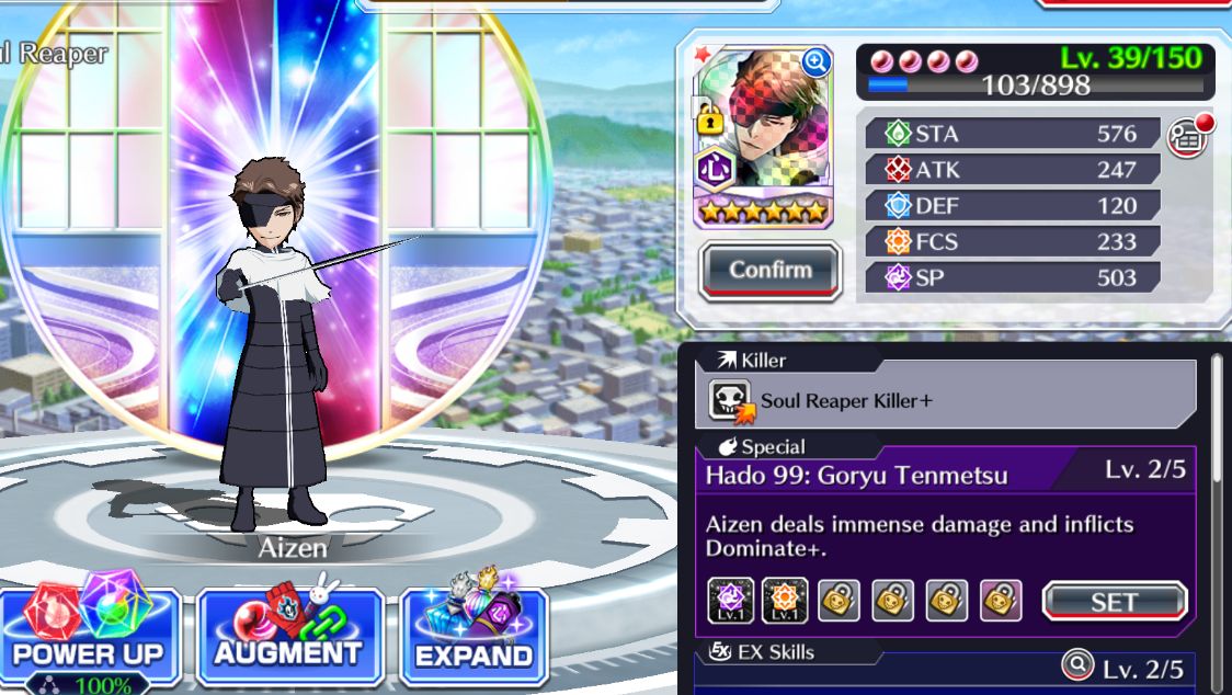 Aizen 2/5 + 3k de orbs