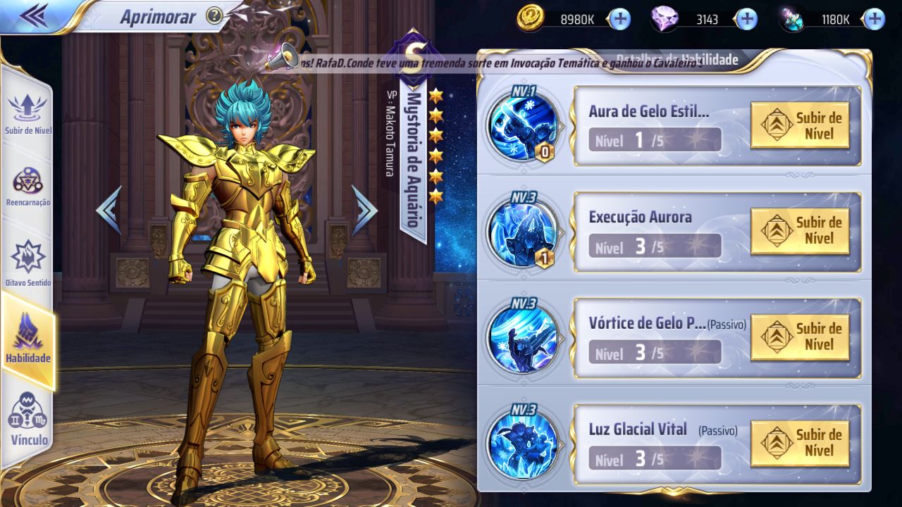 A150 - Conta boa pra pvp e para pve, varios personagens incluindo yohma