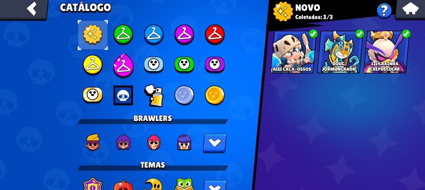 Conta de braw stars com mais de 100k de troféus