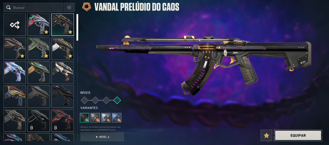 CONTA VALORANT - PLATINA - SKINS (2k GASTOS).