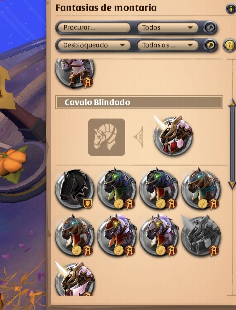 Conta Albion com bastante skin, e 4k pontos de aprendizagem