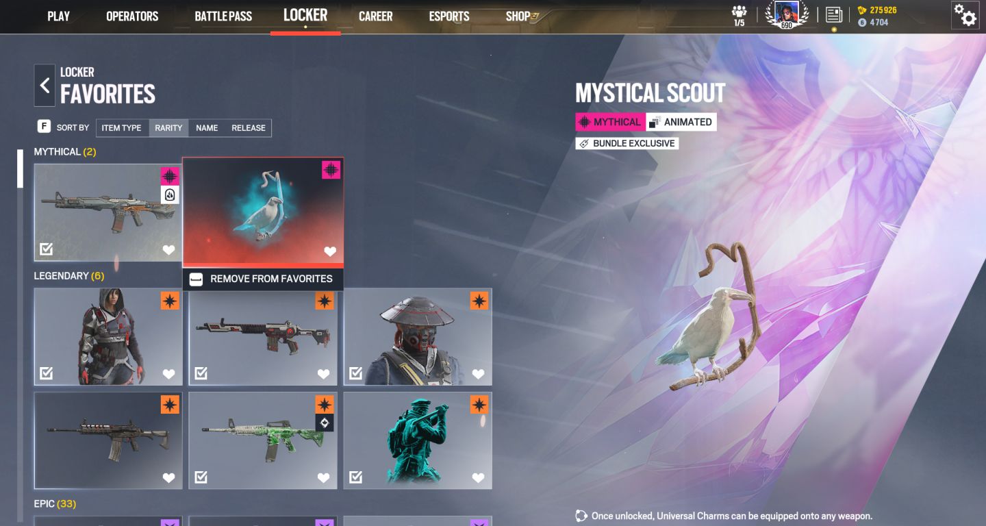 Conta R6 Level 690 / Ubisoft Level 104 + Créditos e Skins