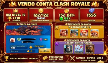 Conta de clash royale