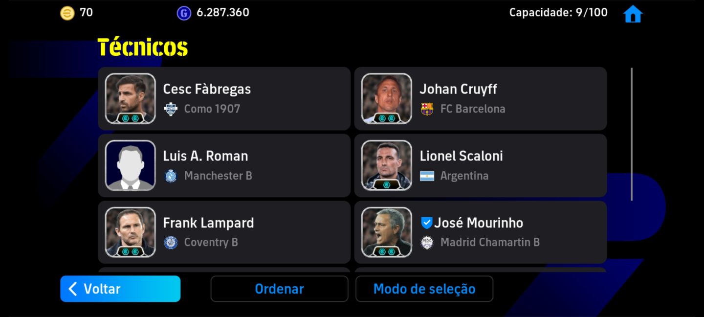 Conta de effotball rara!