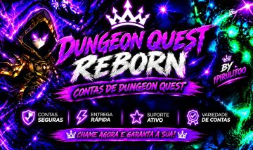 DUNGEON QUEST REBORN CONTAS LV 196+!!!!