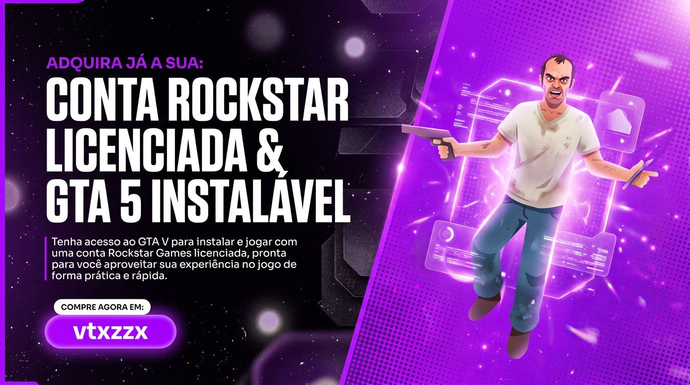 CONTAS ROCKSTAR | GTA V INSTALÁVEL [ENTREGA AUTOMÁTICA]