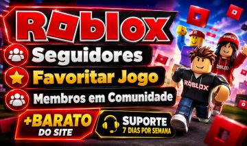 Roblox Seguidores, Membros em Comunidade e Favoritar Jogo (alta qualidade)
