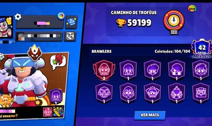 CONTA DE BRAWLS STARS 2018 (TODOS PRO PASSE)LEIA A DESCRIÇÃO +CLASH ROYALE