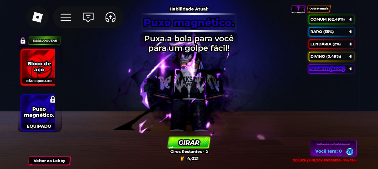 CONTA VOLLEYBALL LEGENDS PRONTA PRA JOGAR(promoção 20%off só por hoje)