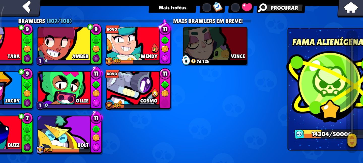 Conta brawl stars a venda +130K TROFÉUS E 97 BRAWLERS NO NÍVEL 11 + TODAS HIPER