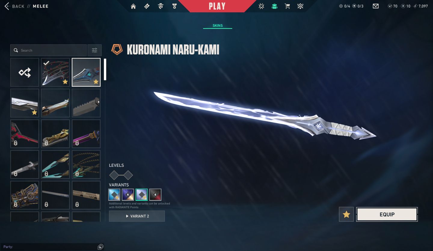 VALORANT | INVENTÁRIO PREMIUM KURONAMI 2.0 + CLASSIC VCT