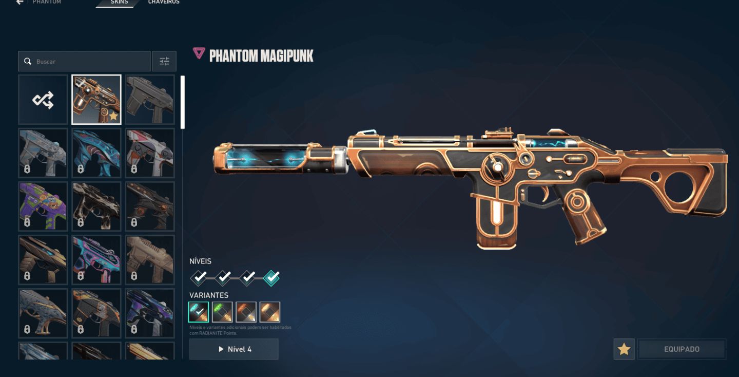 Conta Valorant varias skins de faca e vandal