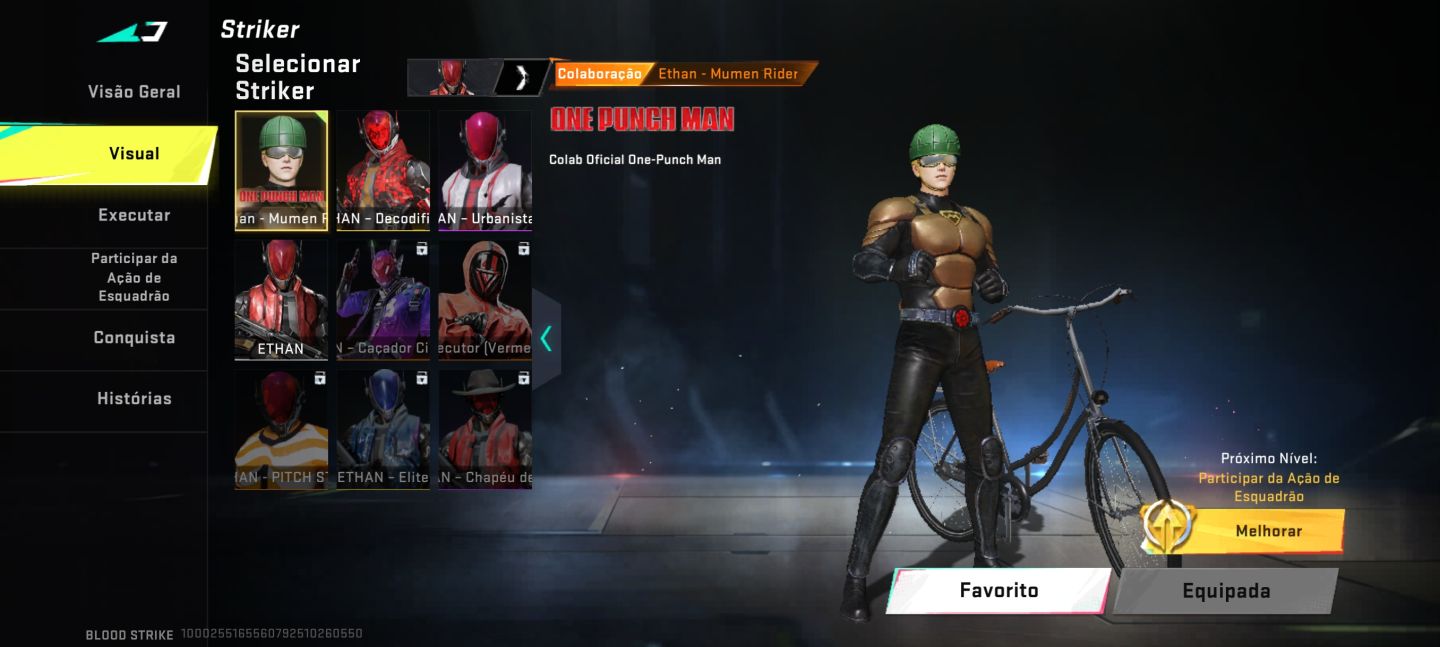 CONTA DE BLOOD STRIKE GEMADA SKINS TOP + ARMAS UPADAS FULL ACESSO