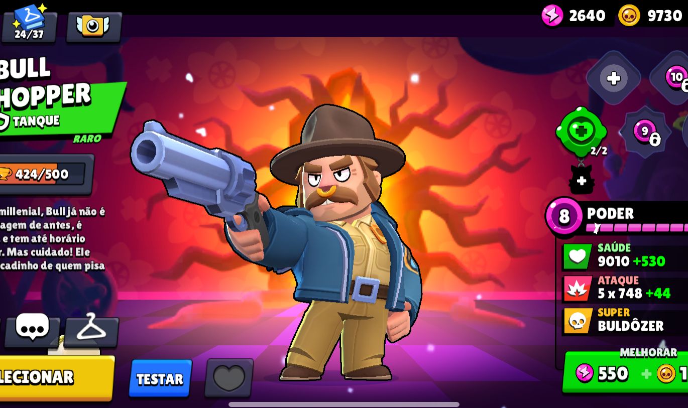 Conta de Brawl Stars muito rara com 92 Brawlers, 16 Hipers e 21 leves max